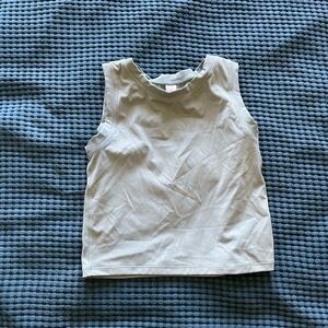 Amazon Women's Sleeveless Gray Crop Top